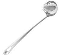 SEWACC Cuillère à Sauce en Acier Inoxydable Argenté Bec Verseur Petite Taille 1 Pièce Couverts de Table pour Pâtisserie et Décoration Culinaire