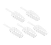 SEWACC Cuillère Doseuse Plastique 10 Pièces Mini Format Compact pour Dessert et Café Pelles à Glace Multifonctions Adaptées aux Petits Aliments et Bonbons