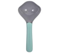 SEWACC Cuillère Doseuse pour Croquettes Chien en Plastique Abs, Petite Taille, Poignée Verte Ergonomique, Pelle à Nourriture Portable pour Animaux, pour Portions Précises et Usage