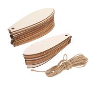 SEWACC Découpes de Bois Brut Planches de Surf Miniatures 60 Pièces 12,7 X 3,8 CM Trous pour Bricolage Fête Plage Été et Décoration Suspendue