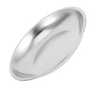 SEWACC Dessous de Plat en Acier Inoxydable 201 Plateau Anti-Goutte 105 CM Soucoupe pour Sachets de Thé Support Métal Cuisine et Salon Assiette Récupératrice Polyvalente