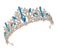 SEWACC Diadème Scintillant en Alliage de Zinc et Cristaux pour Mariage et Anniversaire, Accessoire Élégant pour Femmes, comme Décoration de Tête Séance Photo