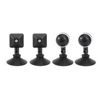 SEWACC Diffuseur à Bulles pour Oxygénation pour Aquarium Aquarium 4pcs en Plastique Noir Pierre à Bulles d'air Résistante avec Ventouses, Pierre à Bulle d'air Résistante Qui Ne Se Déforme Pas