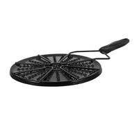 SEWACC Diffuseur de Flamme pour Poêle à Gaz en Émail Noir Plaque Conductrice de Chaleur Compacte et Stable de Flamme pour Cuisson Douce Protection Anti-Brûlure pour Petites Casseroles