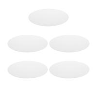 SEWACC Diffuseur Rond Anti-Éblouissant en Acrylique 8,5 CM Lot de 5, Plaque de Diffusion LED pour Plafonnier Encastré, Accessoires pour Lampes d'Intérieur, Adapté pour Chambres et Salons