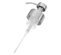 SEWACC Distributeur de Mousse Acier Inoxydable Pompe à Mousse Résistante Rouille pour Bouteille à Col Tête Métallique Durable pour Liquide Mains Recharge