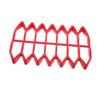 SEWACC Doublure du Compartiment à Courrier en Silicone Rouge, Plateau de Boîte aux Lettres Étanche Drainage Ajustable, Accessoire pour Tri Facile des Lettres et Colis en Extérieur