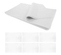 SEWACC Doublures Anti-graisse en Papier Sulfurisé Blanc 500 Feuilles, Papier Alimentaire en Pâte de Bois pour Emballage de Produits de Boulangerie et Cuisson à l'Huile