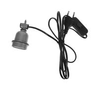 SEWACC Douille Céramique pour Lampe Chauffante Reptiles avec Interrupteur Support Suspendu Européen Compatible Lampes Chauffantes Céramiques et Spots Jour Installation Facile pour