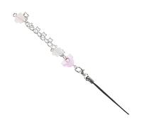 SEWACC Dragonne Pour Téléphone Portable Petite Breloque Femme Perles Violet Accessoires De Décoration Porte-clés Charmant Usage Quotidien Téléphone Paquet