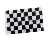 SEWACC Drapeau à Carreaux Noir Et Blanc Pour Décoration De Fête Automobile 100x62 Cm Décor Festif Événement Sportif Course De Voitures Polyester Résistant