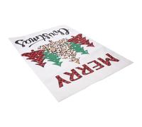 SEWACC Drapeau de Noël Bannière Suspendue du Carnaval Polyester Imprimé Recto Verso Lavable en Machine, Anti-décoloration, Anti-pluie pour Fenêtre et Terrasse