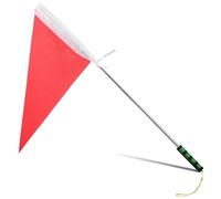 SEWACC Drapeau Portatif Rouge en Polyester Design Télescopique Léger pour Guide Touristique Garçon et Filles Lors D'excursions Scolaires et Événements en Plein Air Couleur Aléatoire