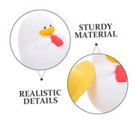 SEWACC Duck Lamp Silicone Souple Veilleuse LED Douce pour Garçon Fille Contrôle par Tapotement Lampe de Chevet Portable pour Chambre de Garçon Fille et Allaitement Lumière Apaisante pour