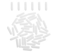 SEWACC Embouts de Protection Universels pour Picots de Lave-Vaisselle en Caoutchouc Souple Blanc Kit de 50 Pièces pour Étagères Métalliques Bouchons Anti-Poussière et Anti-Rayures