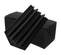 SEWACC Ensemble de 3 panneaux muraux isolants en mousse noire, isolant acoustique pour bars karaoké et studios d'enregistrement, traitement de bruit basse fréquence