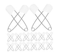 SEWACC Épingles de Sûreté Réutilisable pour Couches Lavables Lot de 30 Alliage de Zinc et PP Format Portable, pour Bébés et Parents