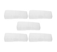 SEWACC Étui de Voyage Rigide Transparent pour Rasoir Manuel Petite Boîte Portable 5 Pièces 145 X 5 X 3 CM Organisateur de Rangement Hygiénique Compatible Accessoires de Voyage Hommes