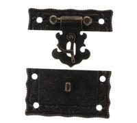 SEWACC Fermeture Levier Rétro pour Boîte Loquet Compact et Durable Fermeture de Coffret Décoratif Facile à Installer Accessoire Polyvalent pour et Boîtes