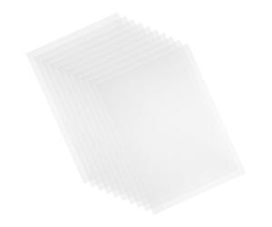 SEWACC Feuille de PVC Rigide Semi-Transparente A4 0,2 MM 10 Pièces pour Encadrement et Formage Sous Vide en Loisirs Créatifs