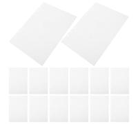 SEWACC Feuilles Autocollantes A5 Double Face Réutilisables 50 Pages par Set pour Classeur 6 Anneaux, Papier Autocollant Détachable pour Album Autocollants, Recharge Scrapbooking,