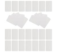 SEWACC Fiches Vierges de Vocabulaire 200 Pcs 9X54 CM Papier Cartonné Blanc Inscriptible Cartes Blanches pour Révision École Bureau Apprentissage Autonome Polyvalent