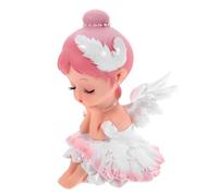 SEWACC Figurine de Ballerine en Vinyle Coloré Décoration de Gâteau et Bureau Statuette Délicate de Danseuse pour Intérieur Ornement Décoratif Fille Accessoire Présent Original