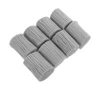 SEWACC Fil à Crocheter Prédécoupé 8 Pelotes pour Tapis DIY, Fil Textile Doux 100% Coton, Assortiment Multicolore pour Crochet Débutants, Travaux Manuels et Décoration Intérieure