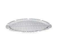 SEWACC Filet Rond Réchaud Acier Camping pour Inoxydable de Accessoire | Argenté, Résistance à Haute Température, Nettoyage Simple, Facile à Transporter, Ne Se Déforme Pas
