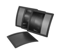 SEWACC Filtre à Mailles pour Ventilateur de PC Filtre Informatique 4 Pcs Grille PVC pour Chassis et Haut-parleurs Protection Prolonge la Durée de Vie