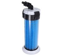 SEWACC Filtre Aquarium Externe Silencieux à Cartouche avec Pompe Intégrée, Système de Filtration Physique Chimique Biologique, Compatible pour Aquarium et Bassin à Tortues, Entretien