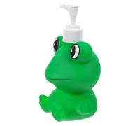 SEWACC Flacon Distributeur de Savonnette Liquide 300 ML pour Garçon et Filles Motif Grenouille Verte, Distributeur Rechargeable Sécurisé, Lotion de Voyage Pratique pour Salle de Bain