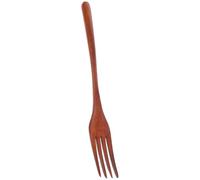 SEWACC Fourchette en Bois à Long Manche, 22,5 Cm (8,86 Pouces), Ustensile de Cuisine à 3 Dents, Fourchette à Salade pour Mélanger, Cuisiner, Pâtes, Grillades, Fruits, Nouilles