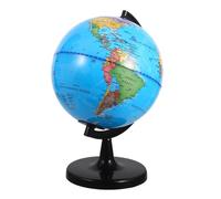 SEWACC Globe Terrestre Éducatif Pour Garçon Et Filles 20 Cm Avec Socle Plastique Stable Carte Du Monde Précise Apprentissage Scolaire Et Domicile