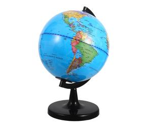 SEWACC Globe Terrestre Éducatif Pour Garçon Et Filles 20 Cm Avec Socle Plastique Stable Carte Du Monde Précise Apprentissage Scolaire Et Domicile
