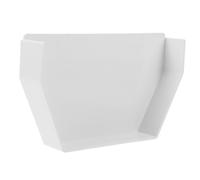 SEWACC Gouttière End Cap PVC Durable Étanche Installation Facile pour Toitures Résidentielles Accessoire Gouttière
