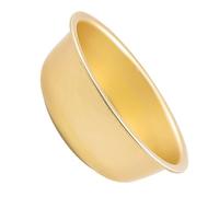 SEWACC Grand Bassin en Aluminium Jaune Oxydé 34 Cm, Bac Multifonction Épais pour Laver Légumes et Fruits, Récipient à Riz la Cuisine, Lavage Quotidien et Préparation Repas, Usage