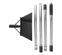 SEWACC Grattoir de Nettoyage de Coque à Long Manche, Large Lame 68 Pouces | Acier Inoxydable, pour Coques de Grands Navires, Docks et Nettoyage sous L’eau, Argenté
