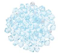 SEWACC Gravier pour Aquarium en Résine Transparente Éclats de Cristal de Quartz, Pierres Décoratives Polyvalentes Espace de Vie Confortable et Élégant