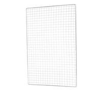 SEWACC Grille de Barbecue Antiadhésive Alimentaire en Acier Inoxydable 304 40x25cm Maille Ondulée et Accessoires Barbecue Pratique pour Cuisson Extérieure