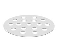SEWACC Grille de Foyer Ronde en Fer, Plaque à Charbon de Bois pour Grille de feu, Remplacement du Barbecue au Charbon de Bois, 145 mm, séparateur de boîte à Charbon, pour Camping
