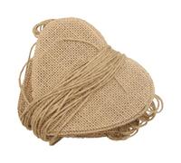 SEWACC Guirlande en Toile de Jute de Cœur 48 Pièces Bannière Décorative Saint-Valentin DIY Guirlandes de Cœurs pour Mariage Anniversaire et Fête D’Amour Décoration Murale Rustique