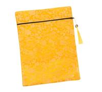 SEWACC Housse de Bible avec et Frange Pochette de Voyage Organisateur de Protection pour Écritures et Fournitures Artistiques Motif Doré Grand Format