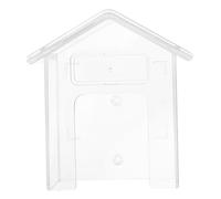 SEWACC Housse de Protection Pluie pour Sonnette Extérieure Transparente Couvercle Étanche Résistant Aux Intempéries Facile à Installer Protège la Pluie Poussière