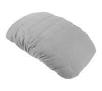 SEWACC Housse d'oreiller Spa en Coton Lavable Taie d'oreiller Unie Gris Clair à Motif Quadrillé Protège-Coussin pour Table de Massage et Salon de Beauté Réutilisable et Facile