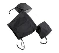 SEWACC Housse Pluie Imperméable pour Appareil Photo DSLR Protection Pluie Réglable avec Manches Daccès Facile Poussière et Compatible Reflex Couverture Protection Extérieure Noire