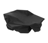 SEWACC Housse Ronde Imperméable en Tissu Oxford pour Barbecue Extérieur, Protection Résistante L'humidité, Adaptée pour Barbecue à Gaz et Fumoir, pour Camping et Terrasse