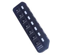 SEWACC Hub USB 7 Ports 3.0 Compact et Compatible Alimentation Aps, Répartiteur de Données pour Ordinateur et Prolongateur USB