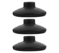 SEWACC Interrupteur à Pédale Activation au Pied et Contrôle Marche-arrêt 3 Pièces pour Lampadaire Rond Noir en Plastique et Alliage pour Bureau et Chambre
