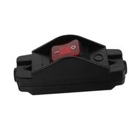 SEWACC Interrupteur Dpdt à Bascule Momentané avec LED Inverseur Lourd pour Contrôle Moteur Dc Bouton Rouge Lumineux Adapté Machine et Véhicule